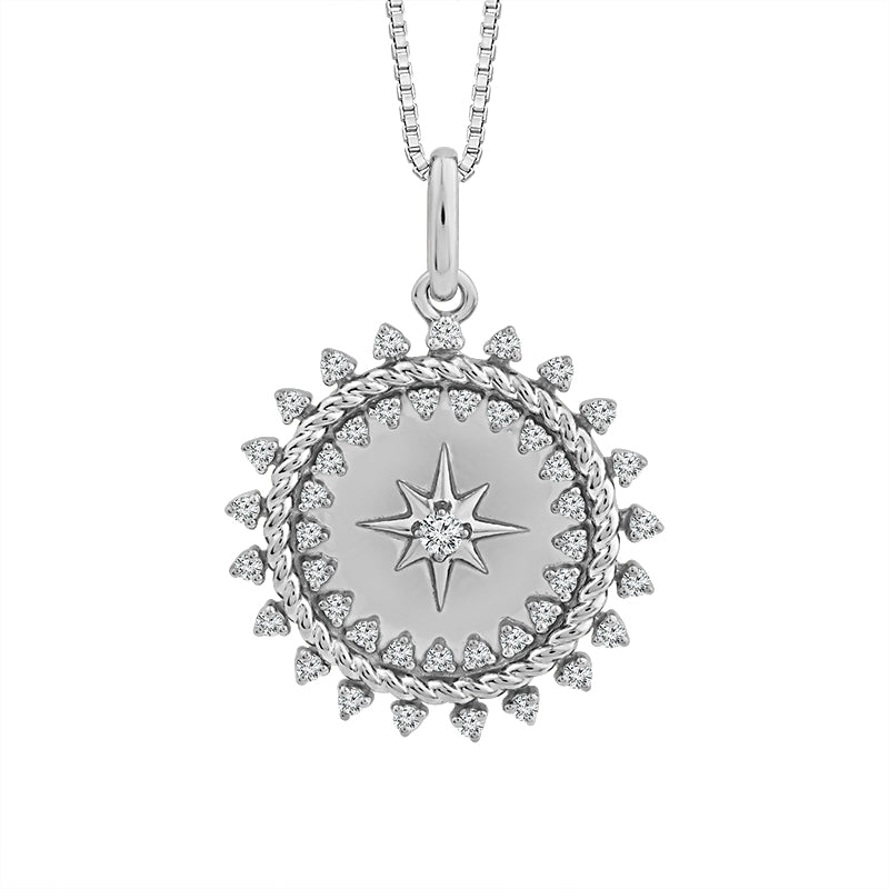 Diamond Fashion Pendant 0.20 ct tw 10k Yellow Gold