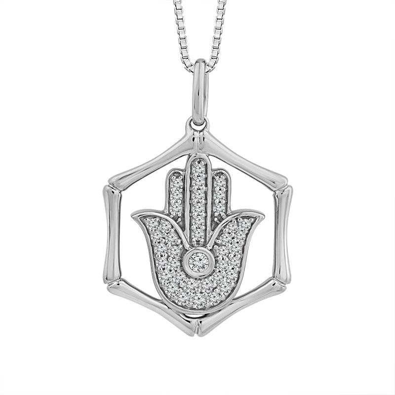 Diamond Fashion Pendant 0.20 ct tw 10k Yellow Gold