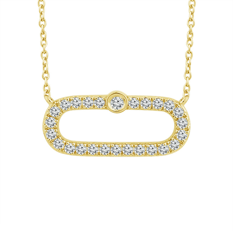 Diamond Fashion Pendant 0.20 ct tw 10k Yellow Gold