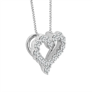 Diamond Fashion Pendant 0.17 ct tw 10k White Gold