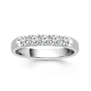 Diamond Band 0.25 ct tw 14k White Gold