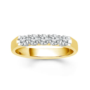 Diamond Band 0.50 ct tw 14k White Gold