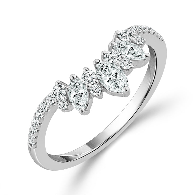 Diamond Band 0.50 ct tw 10k White Gold