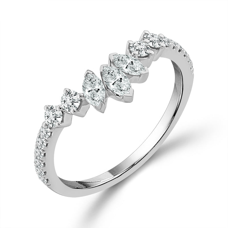 Diamond Band 0.50 ct tw 10k White Gold