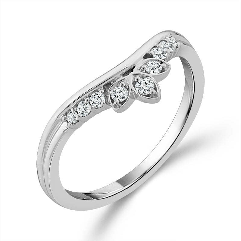 Diamond Band 0.13 ct tw 10k White Gold