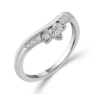 Diamond Band 0.13 ct tw 10k White Gold