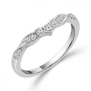 Diamond Band 0.17 ct tw 10k White Gold