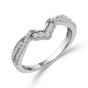 Diamond Band 0.13 ct tw 10k White Gold