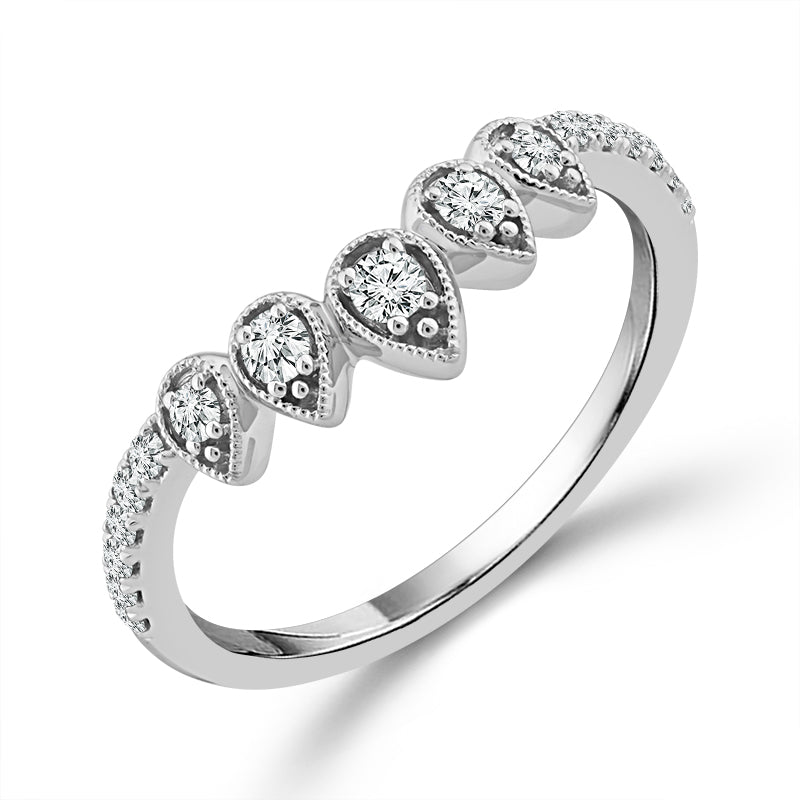Diamond Band 0.25 ct tw 14k White Gold
