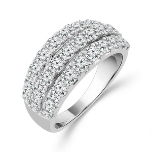 Diamond Band 2 ct tw 10k White Gold