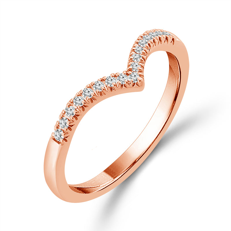 Diamond Enhancer Ring 0.105 ct tw 10k Rose Gold