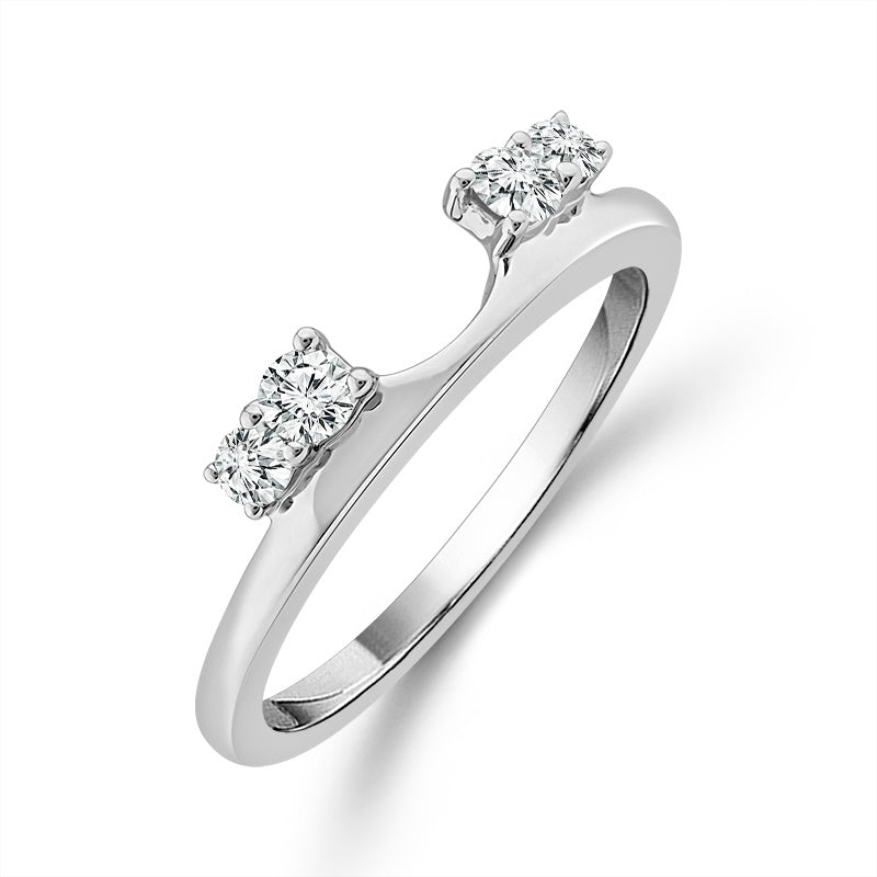 Diamond Enhancer Ring 0.25 ct tw 10k White Gold