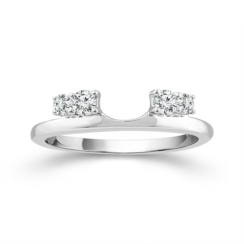 Diamond Enhancer Ring 0.25 ct tw 10k White Gold
