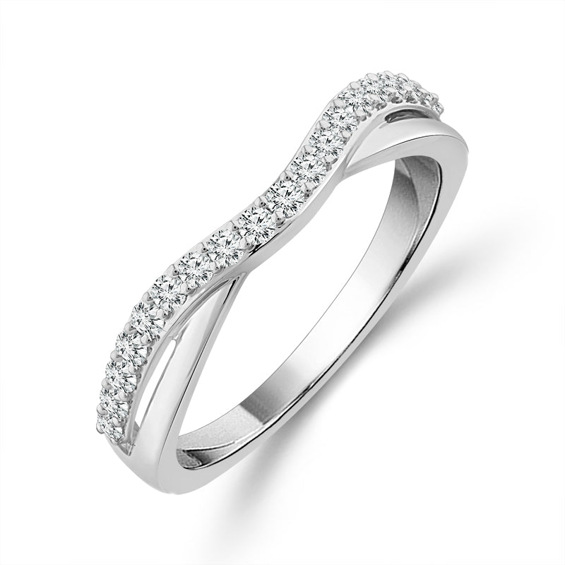 Diamond Enhancer Ring 0.25 ct tw 10k White Gold