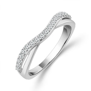 Diamond Enhancer Ring 0.25 ct tw 10k White Gold