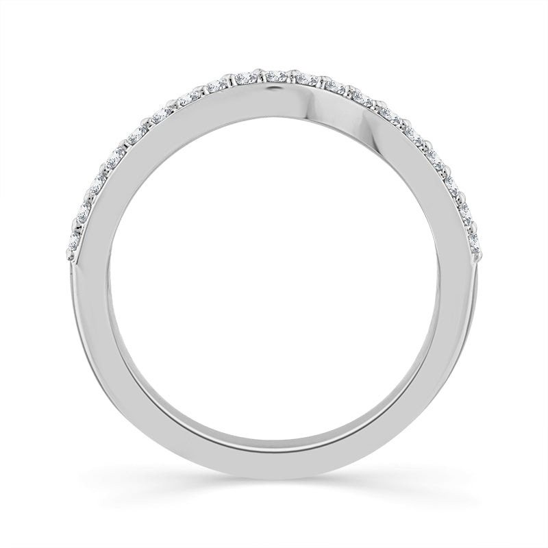 Diamond Enhancer Ring 0.25 ct tw 10k White Gold