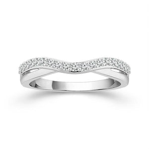 Diamond Enhancer Ring 0.25 ct tw 14k White Gold
