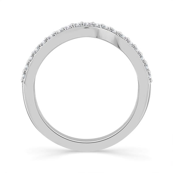 Diamond Enhancer Ring 0.25 ct tw 14k White Gold