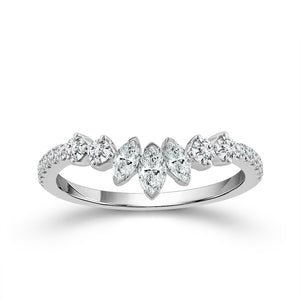 Diamond Band 0.50 ct tw 10k White Gold