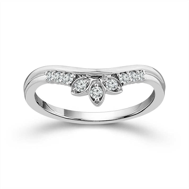 Diamond Band 0.13 ct tw 10k White Gold