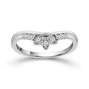 Diamond Band 0.13 ct tw 10k White Gold