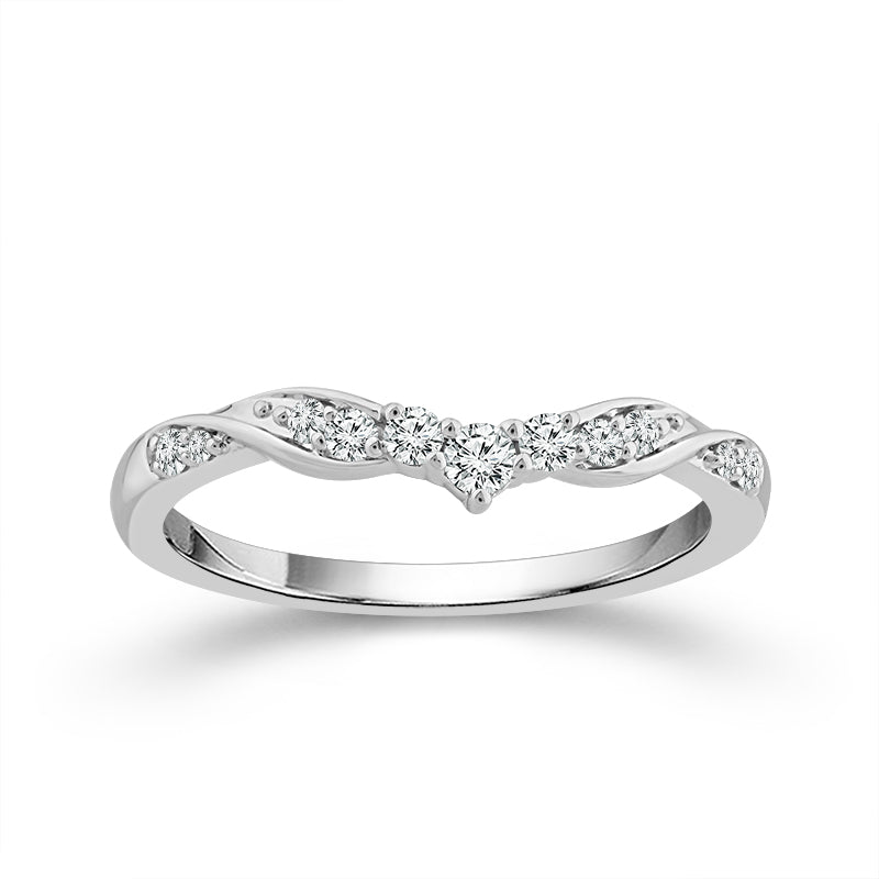 Diamond Band 0.17 ct tw 10k White Gold