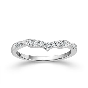 Diamond Band 0.17 ct tw 10k White Gold