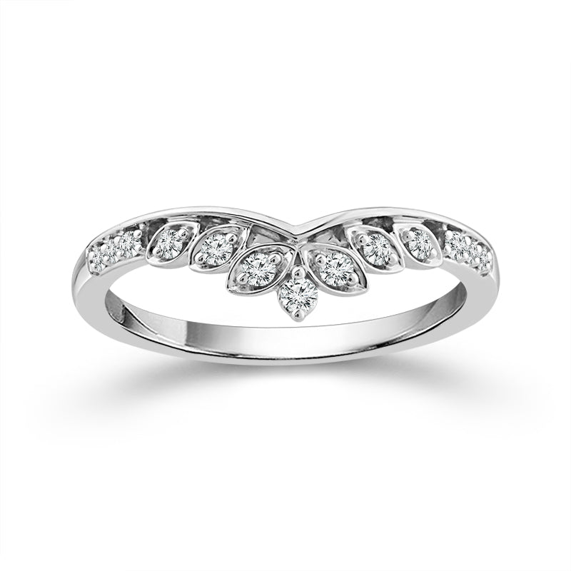 Diamond Band 0.13 ct tw 10k White Gold