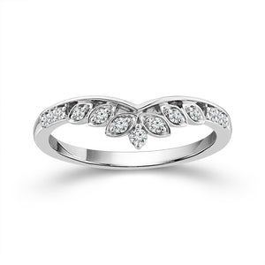 Diamond Band 0.13 ct tw 10k White Gold
