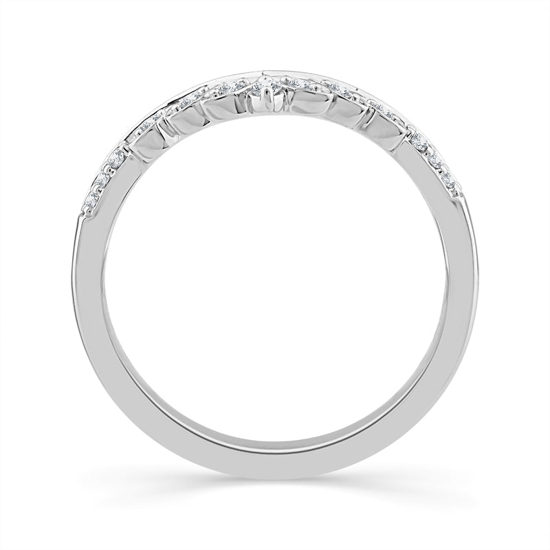 Diamond Band 0.13 ct tw 10k White Gold
