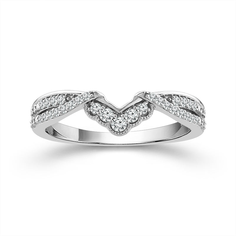 Diamond Band 0.13 ct tw 10k White Gold