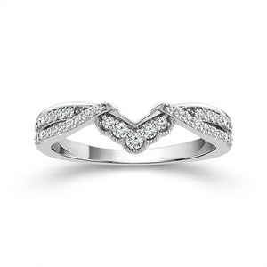 Diamond Band 0.13 ct tw 10k White Gold
