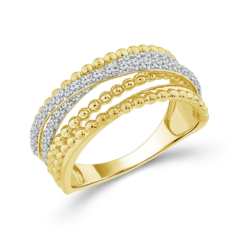 Diamond Band 0.50 ct tw 10K Yellow Gold
