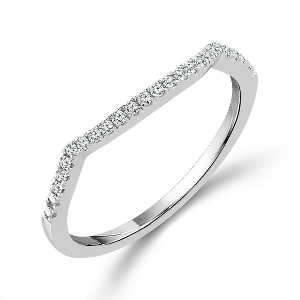Diamond Band 0.07 ct tw 14k White Gold