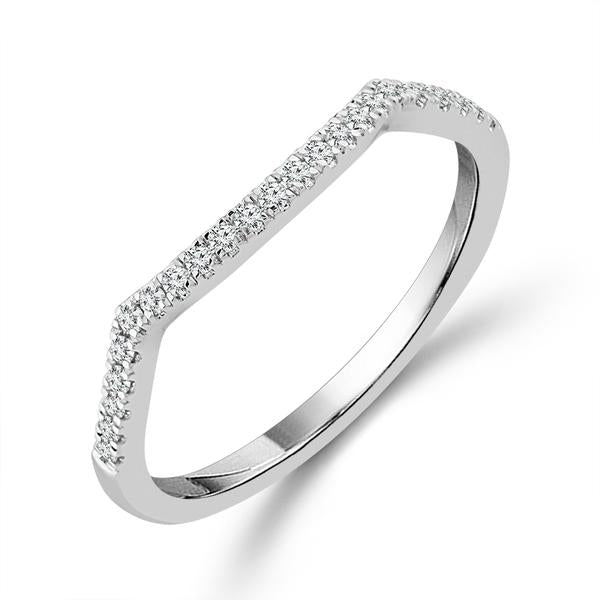 Diamond Band 0.1 ct tw 14k White Gold
