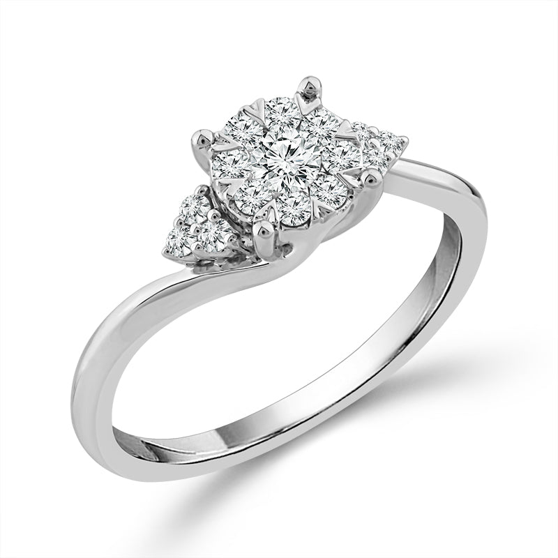 Diamond Bridal Set 0.5 ct tw 10K White Gold