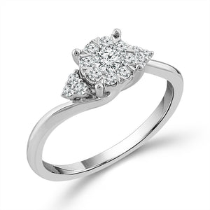 Diamond Bridal Set 0.5 ct tw 10K White Gold