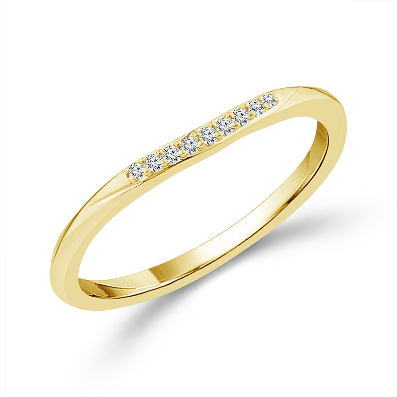 Diamond Bridal Set 0.17 ct tw 10k Yellow Gold
