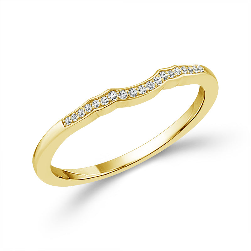 Diamond Bridal Set 0.20 ct tw 10k Yellow Gold