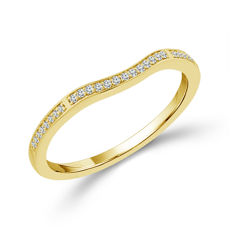 Diamond Bridal Set 0.33 ct tw 10k Yellow Gold