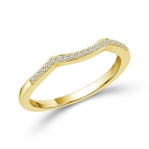 Diamond Bridal Set 0.33 ct tw 10k Yellow Gold
