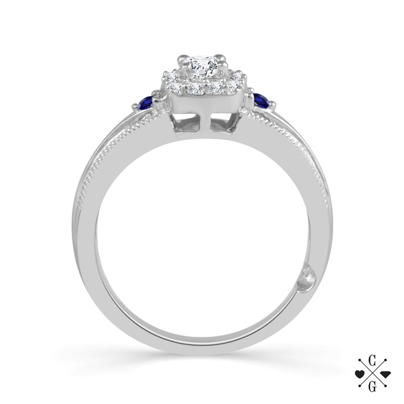 Diamond Bridal Set 0.5 ct tw 10k White Gold