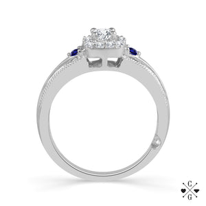 Diamond Bridal Set 0.5 ct tw 10k White Gold