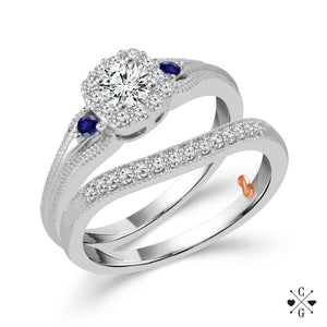 Diamond Bridal Set 0.5 ct tw 10k White Gold