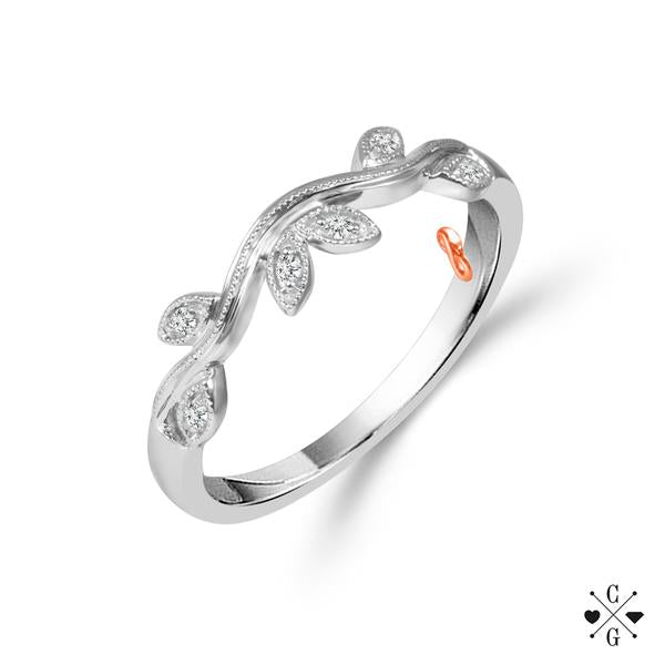 Diamond Band 0.04 ct tw 14k White Gold