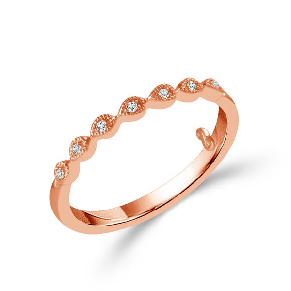 Diamond Band 0.03 ct tw 14k White Gold