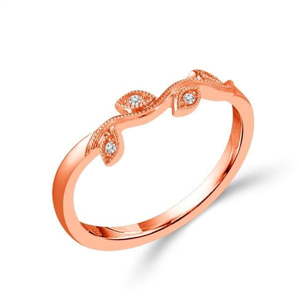 Diamond Bridal Set 0.25 ct tw 10k Rose Gold