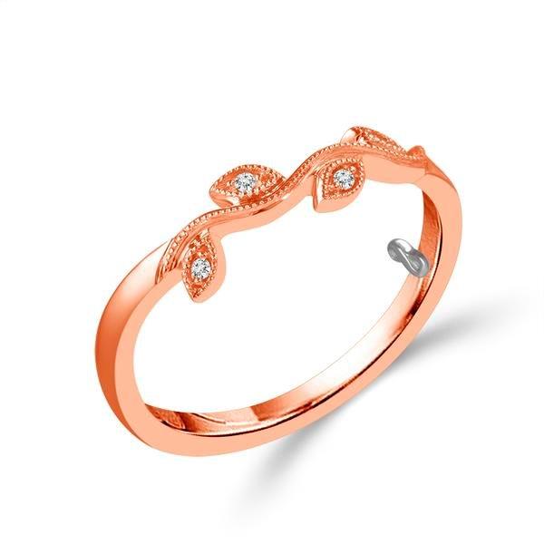 Diamond Bridal Set 0.25 ct tw 10k Rose Gold