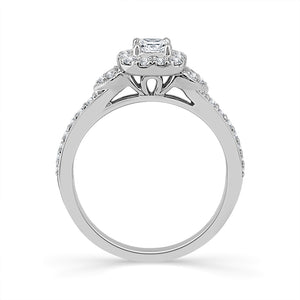 Diamond Bridal Set 0.75 ct tw 10k White Gold