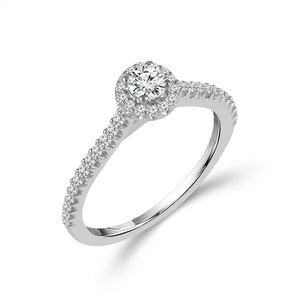 Diamond Engagement Ring 0.5 ct tw 14k White Gold